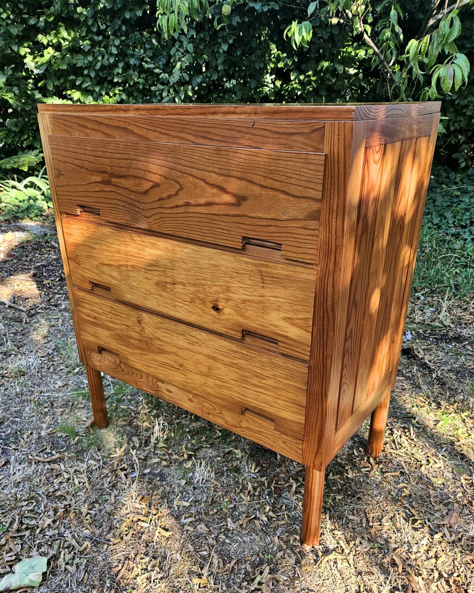 Commode en pin pierre gautier delaye modèle week-end design vintage 50