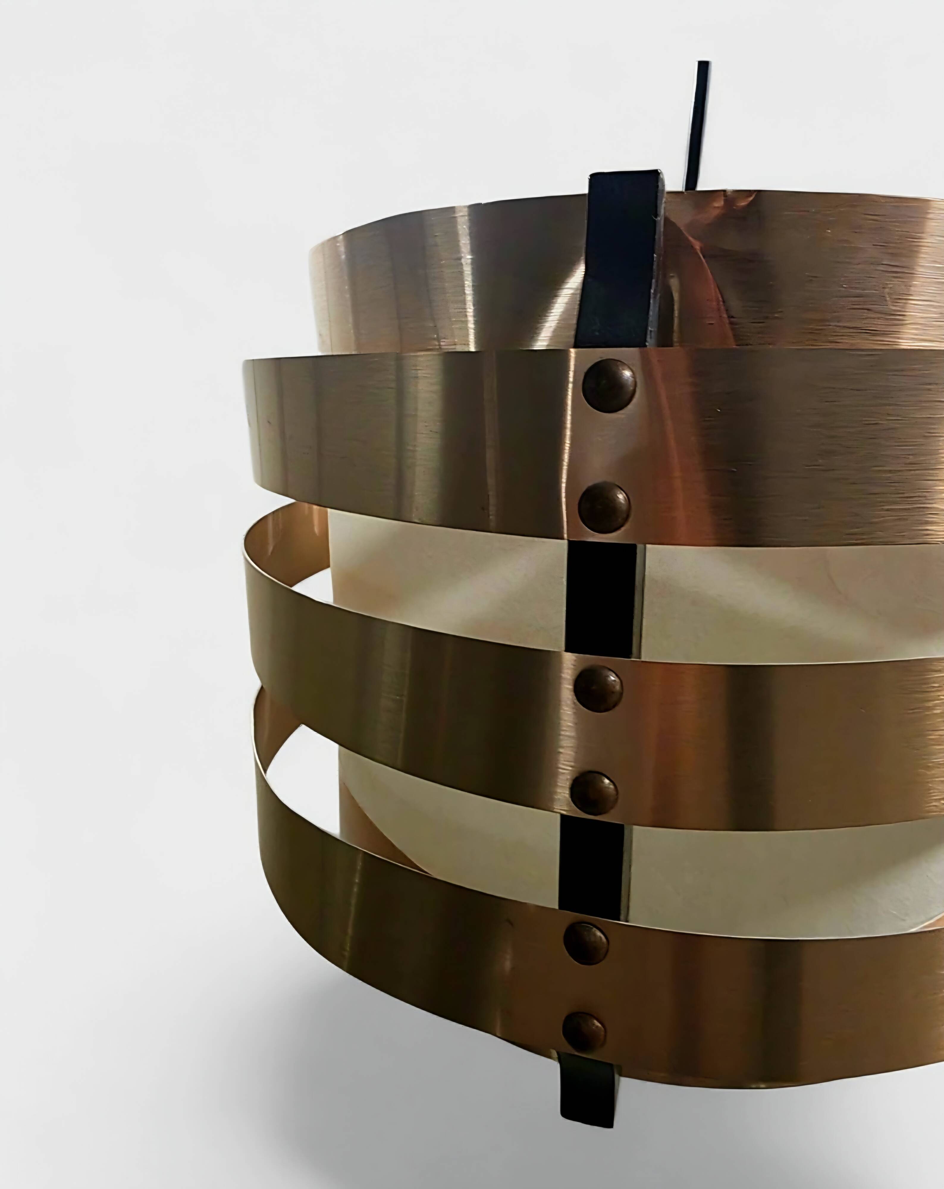Suspension Space Age – Cuivre & Design Scandinave – Circa 1970