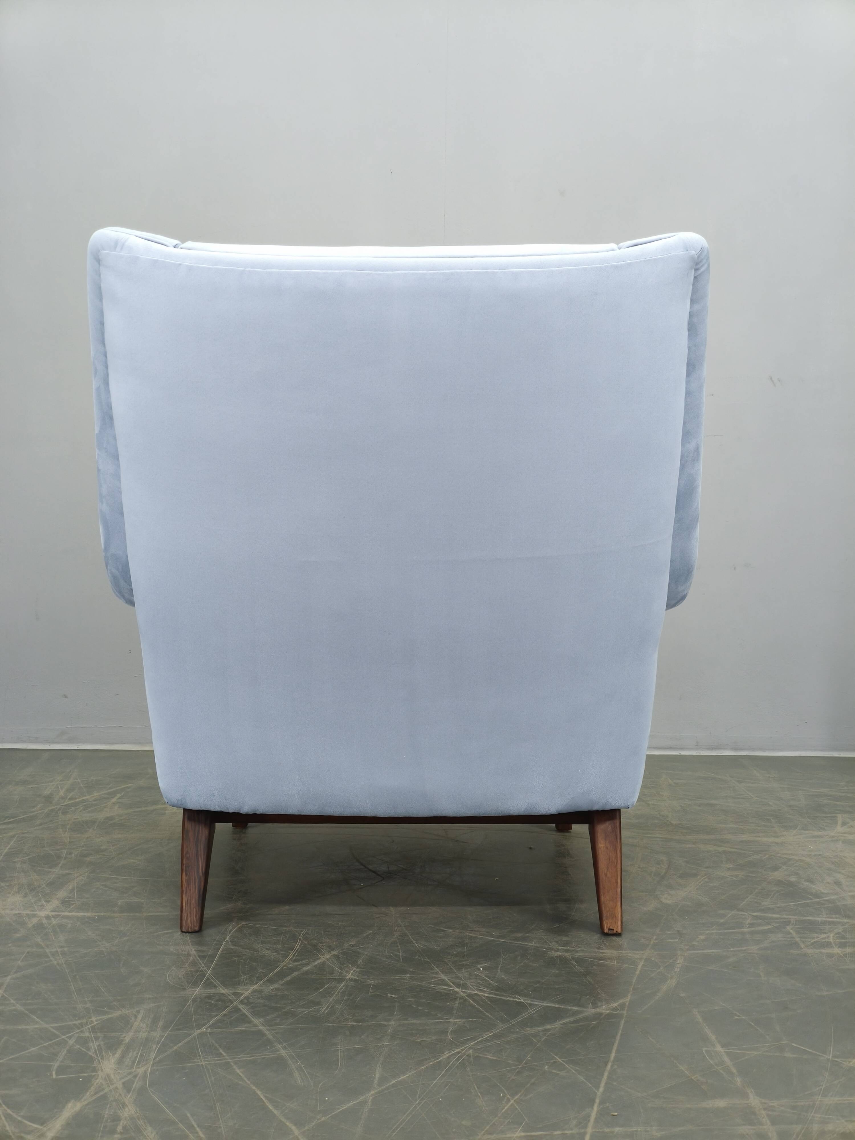 Danish Highback Lounge Chair from the 1960s by Slagelse Møbelvaerk