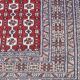 Persian oriental rug in burgundy red wool 160x90cm