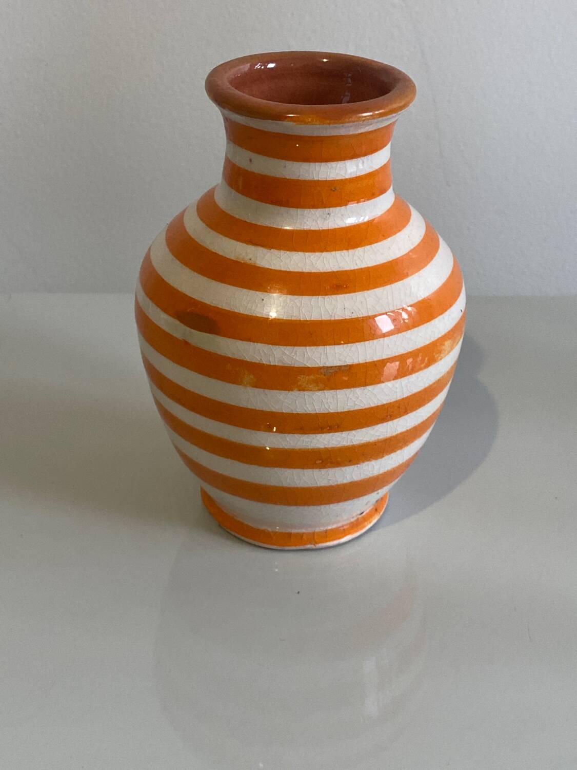 Handcrafted terracotta vase