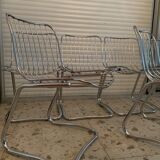 Metal basket chairs