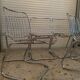 Metal basket chairs