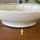Antique compote dish in earthenware from Choisy-le-Roi.