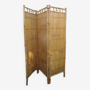 Vintage bamboo screen