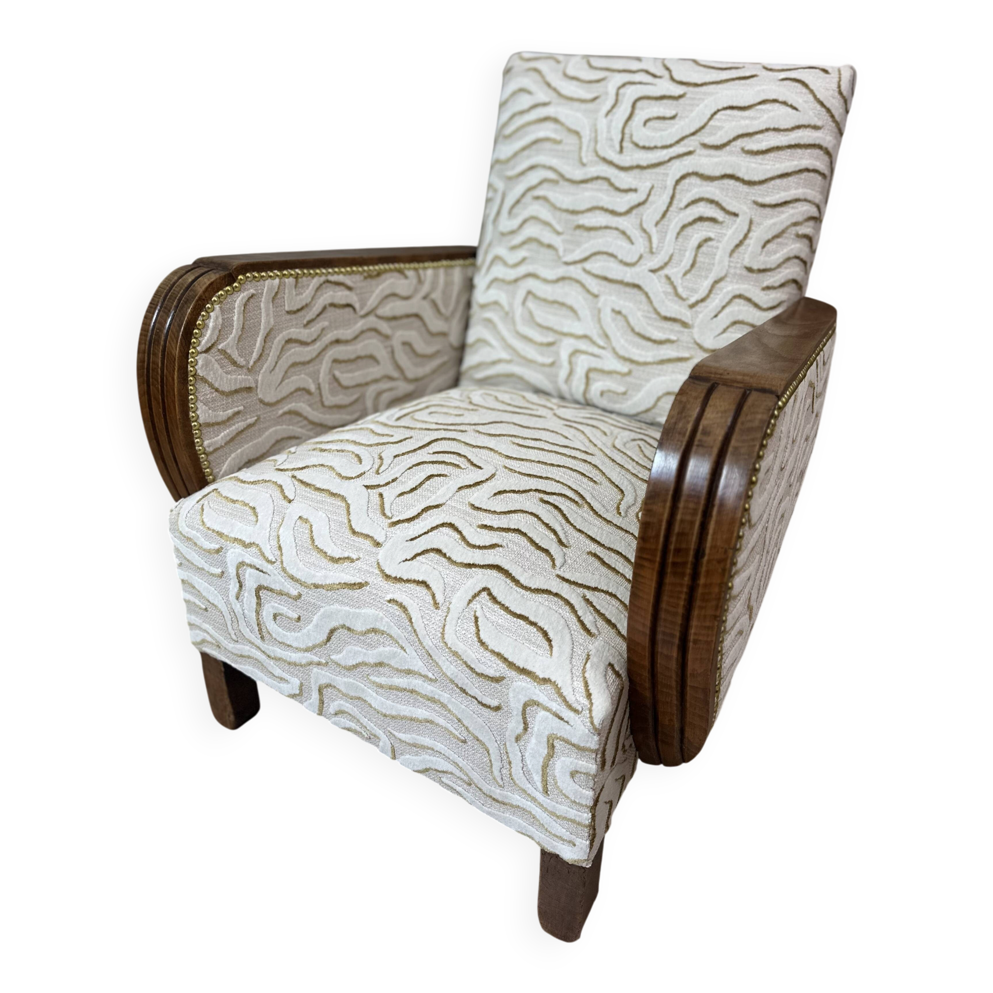 Art Deco armchair restored