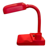 Vintage red articulated desk lamp