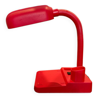 Lampe de bureau vintage articulée rouge