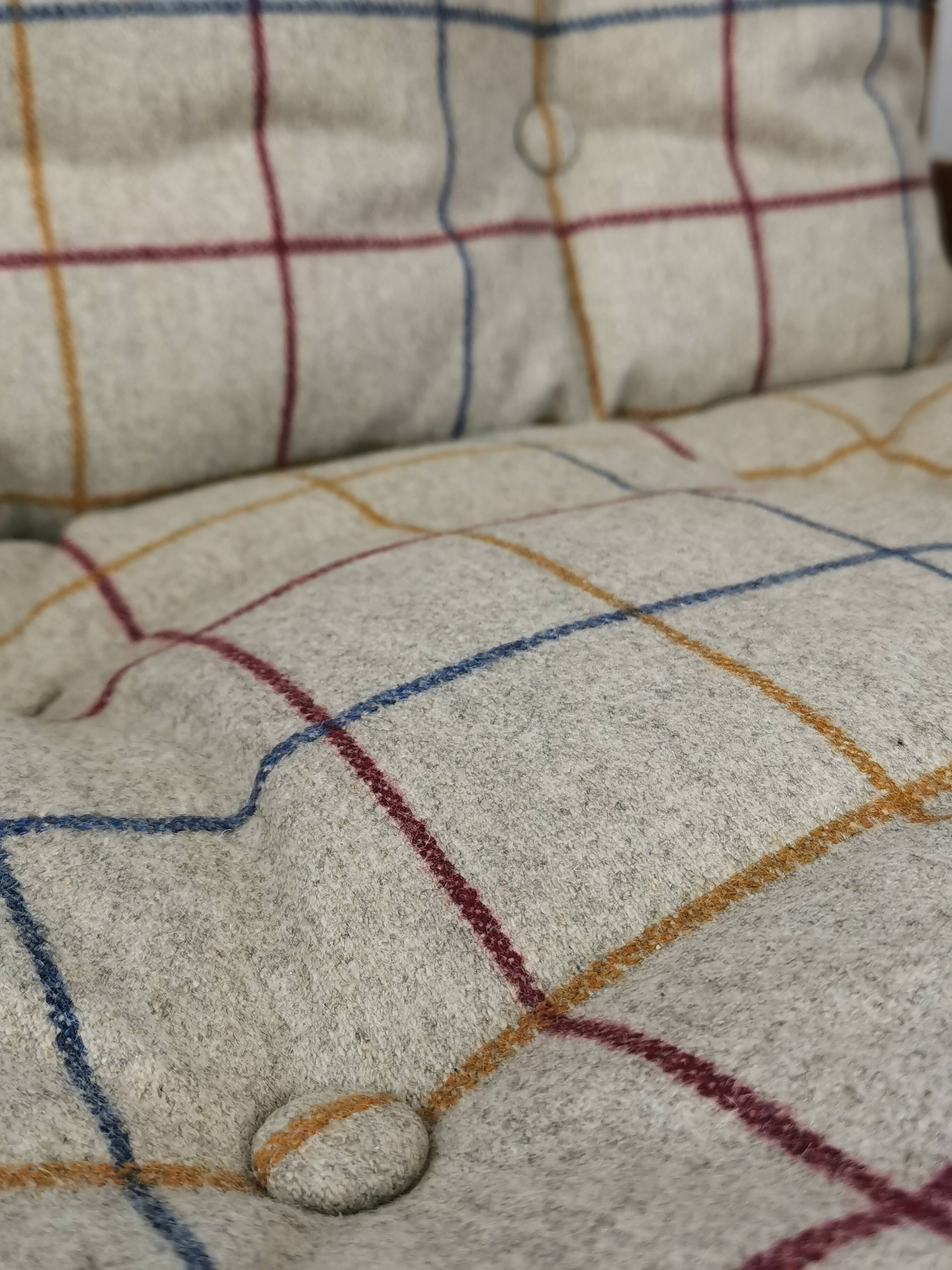 Vintage checkered armchair