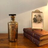 70's smoked glass carafe