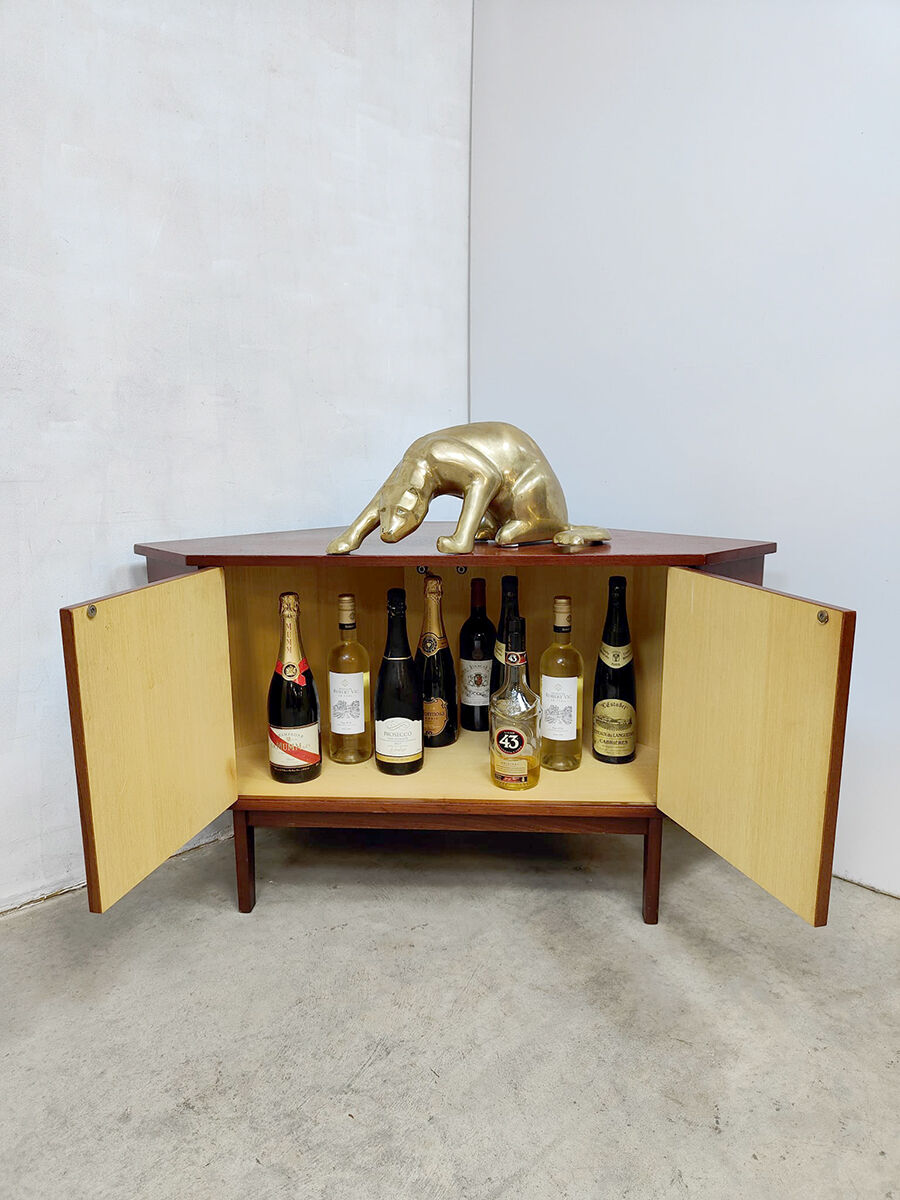 Vintage 'Danish style' corner sideboard