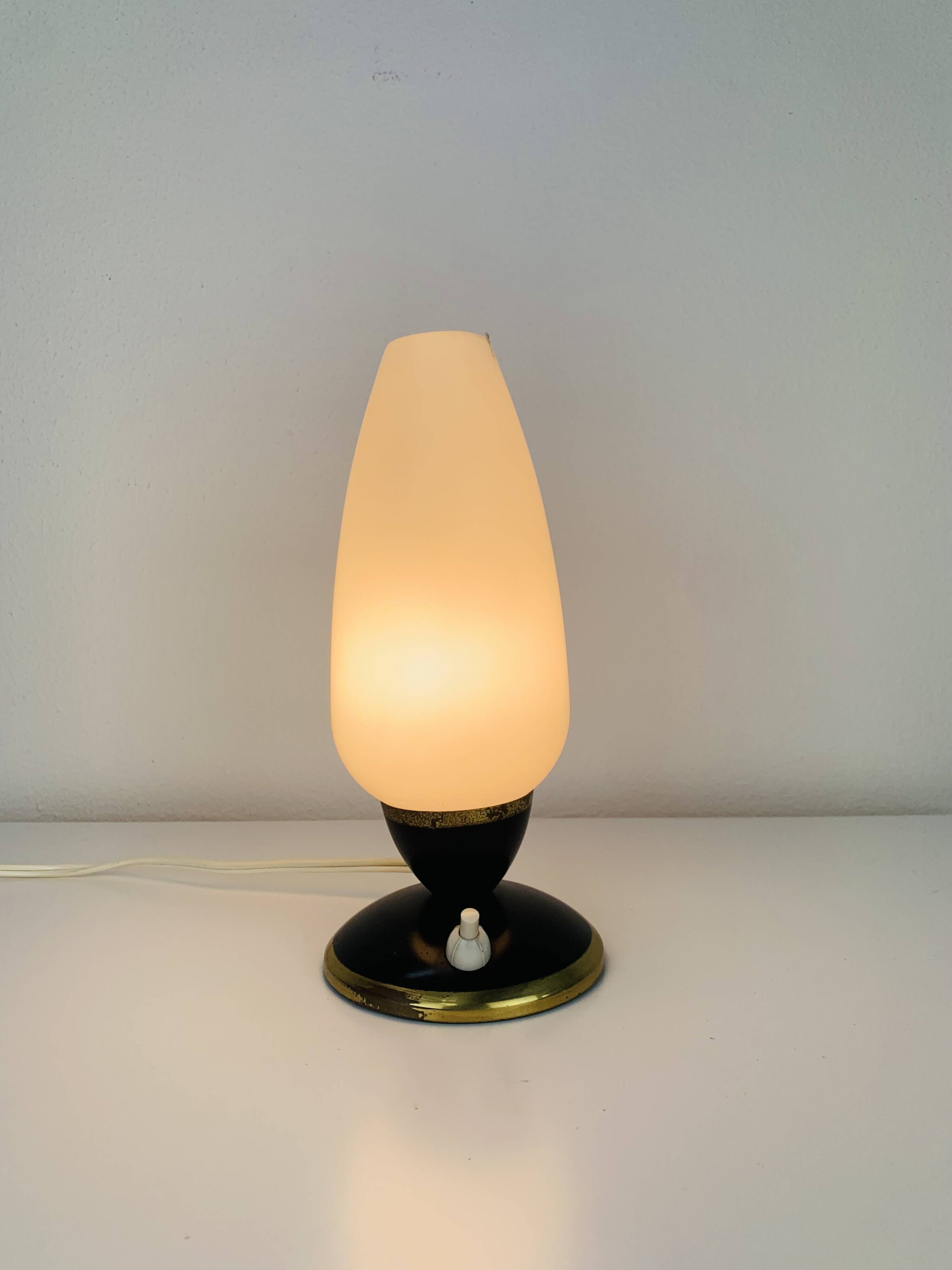 Lampe tulipe années 50
