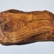 Plat brutaliste en bois d'olivier 1970