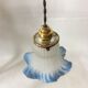 Vintage tulip opaline pendant light