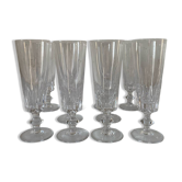 10 flûtes à champagne Baccarat