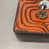 Cubic psychedelic pop art fat lava wall light by pan ceramics, germany, 1970