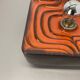 Cubic psychedelic pop art fat lava wall light by pan ceramics, germany, 1970