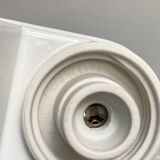 Vintage IFÖ 6060 - Bromölla IKEA ceramic & glass wall lamp, double light