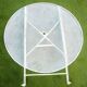 Table de jardin pliante, années 50, métal perforé