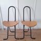 Set of 2 folding chairs Daphne by Gastone Rinaldi for Fly line