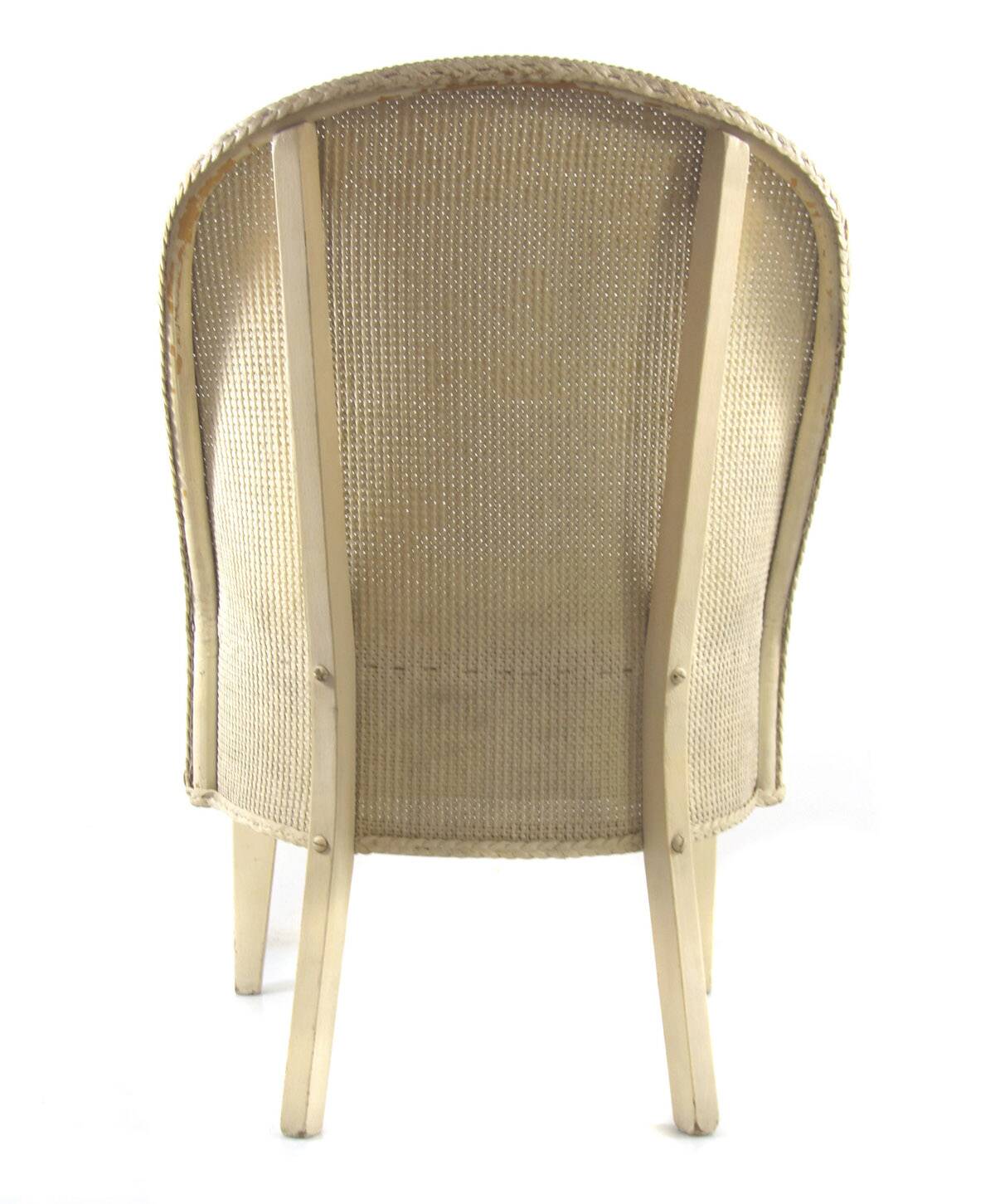 Lloyd Loom Studio style chair with drawer