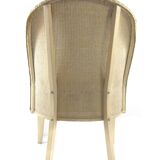 Lloyd Loom Studio style chair with drawer