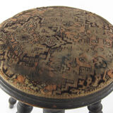 Dutch antique adjustable piano stool