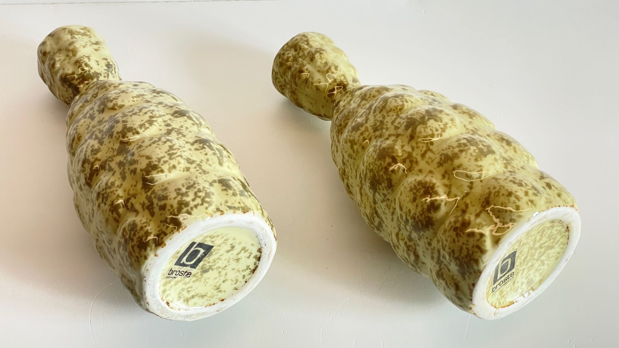 Pair of ceramic vases design broste - denmark