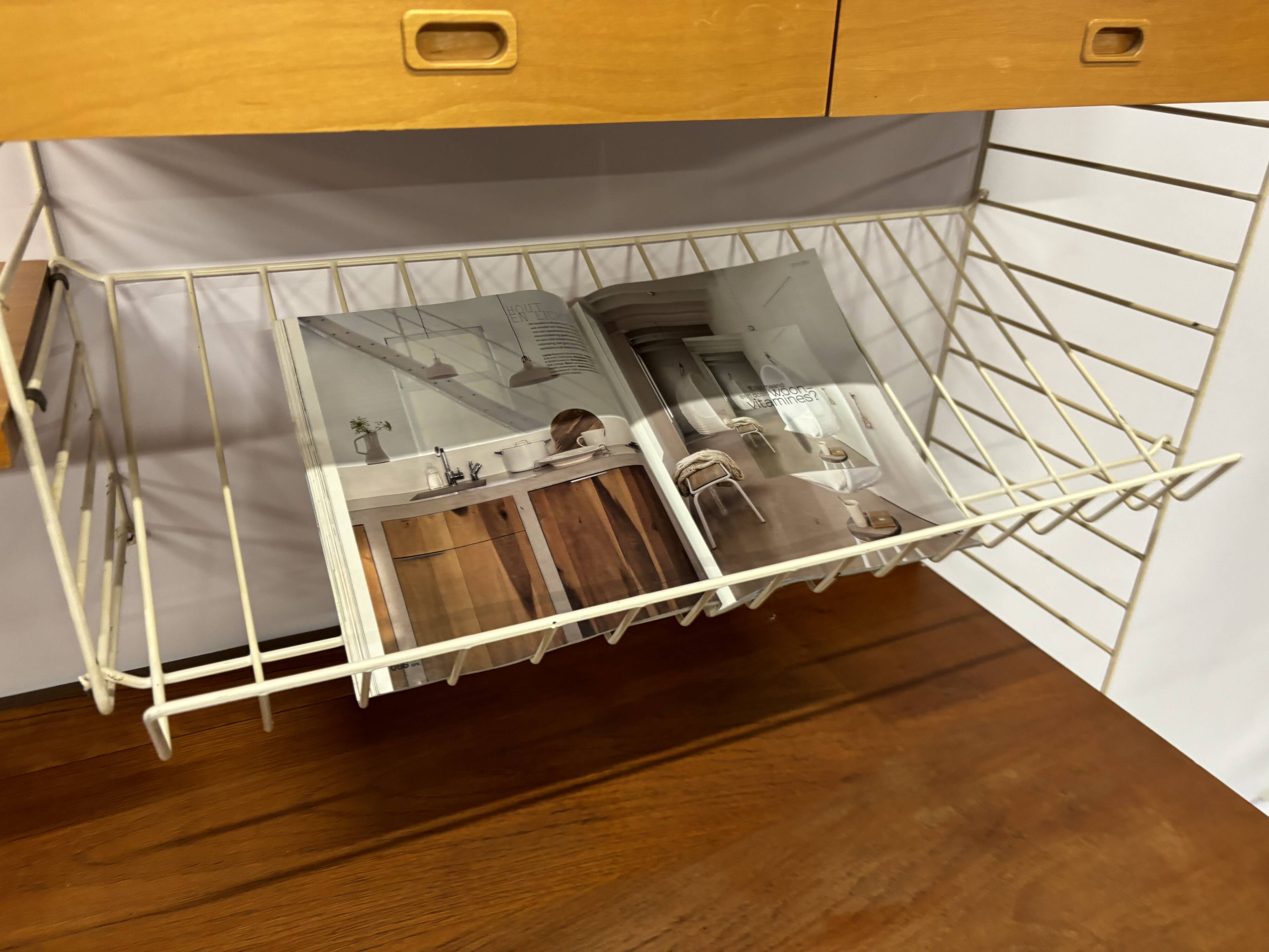 Système mural à cordes Nisse Strinning vintage 1960