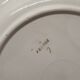 Decorative Plate Barbotine St Clément Made In France Vintage Raspberry Pattern