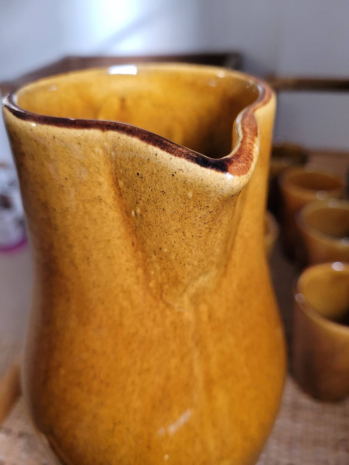 Ceramic orangeade set - 10 mazagrans