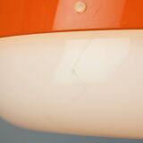 Rare XXL Orange Medusa Pendant Lamp from Guzzini, 1970s