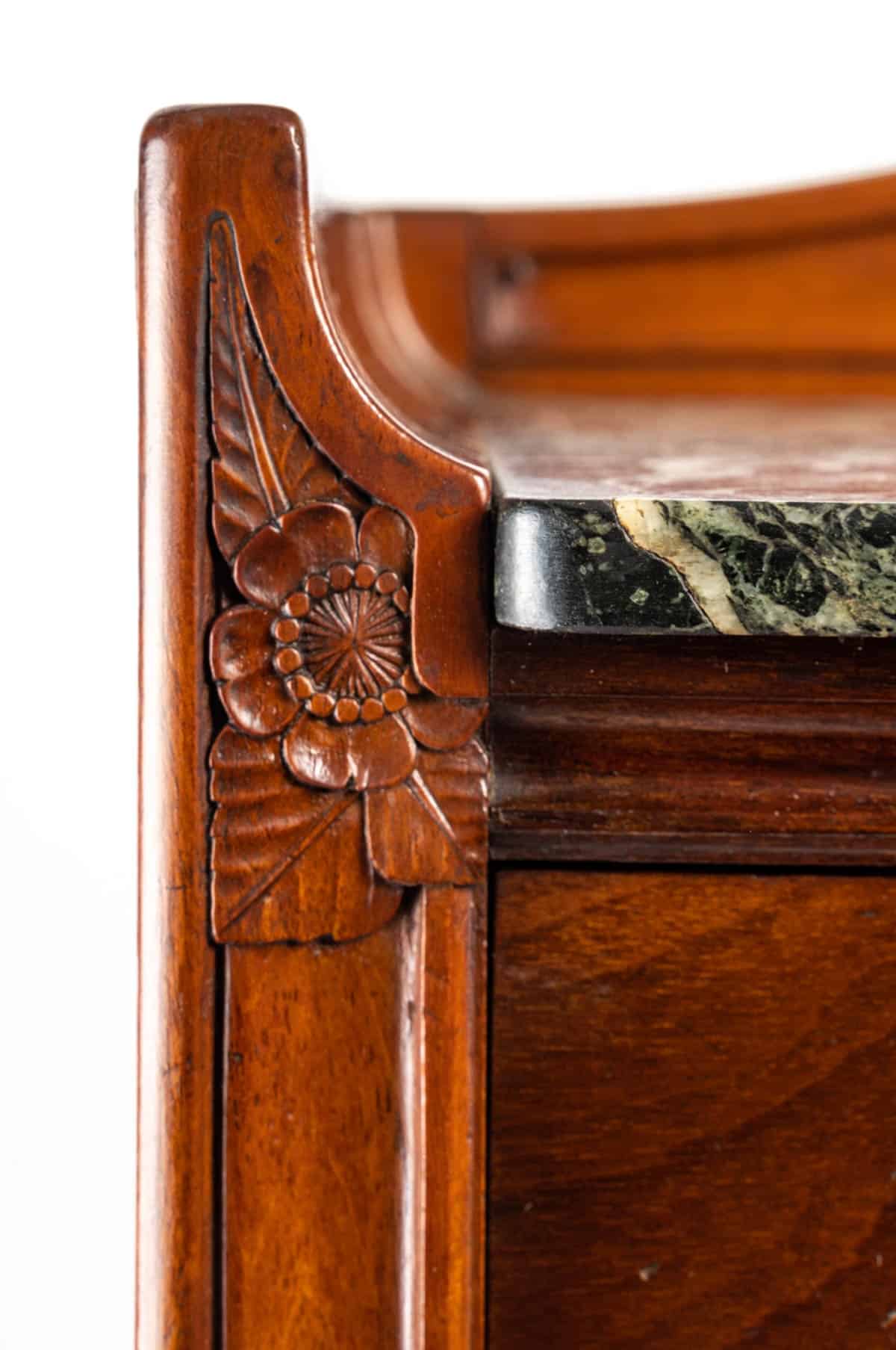 Small Art Nouveau support cabinet by Léon Jallot