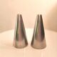 Conical pepper salt shaker Made in Denmark design 70s