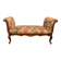 Louis XV style stool in carved wood
