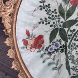 Antique celadon porcelain bowl mounted in gilded bronze, 19th century.