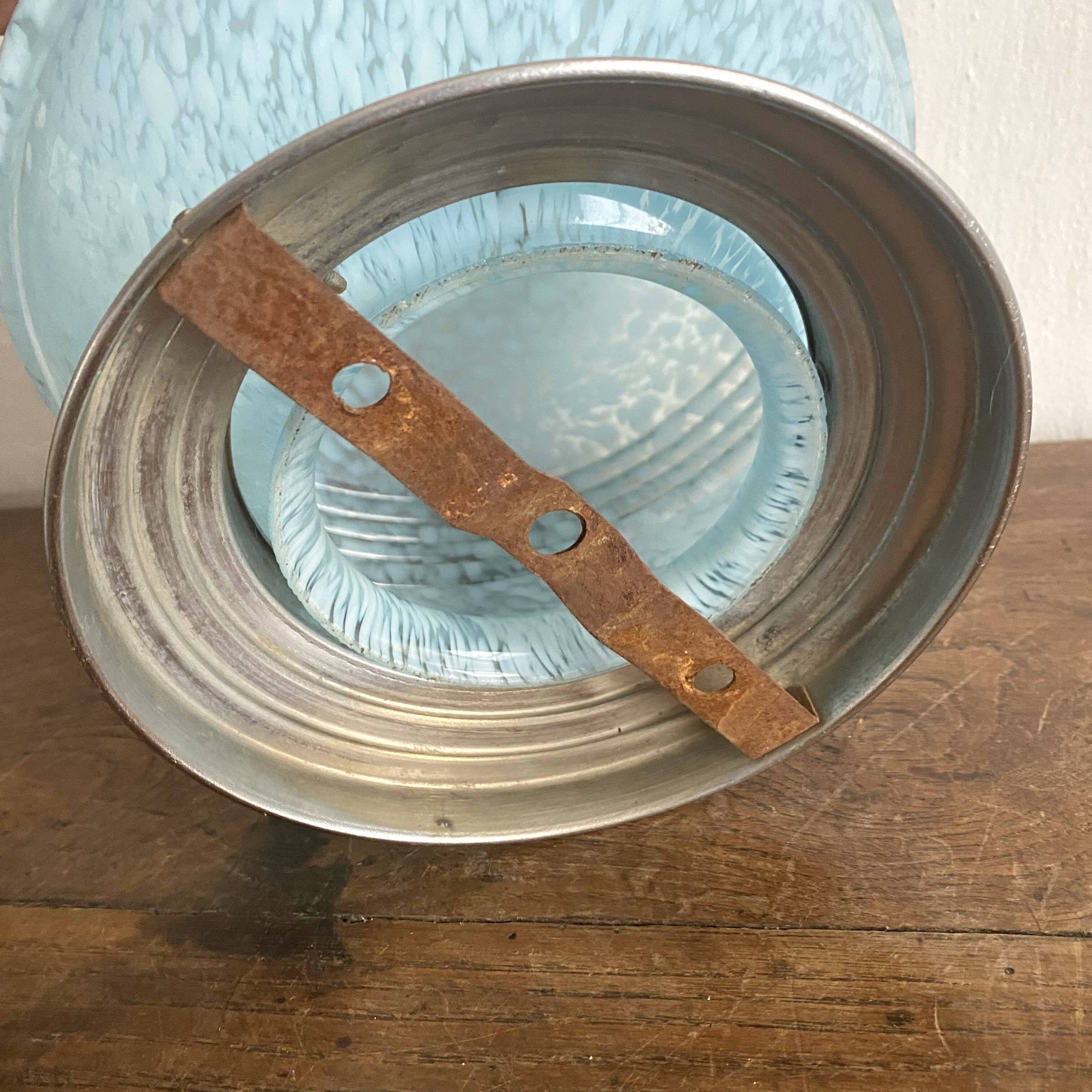 Clichy glass ball ceiling light in Art Deco style