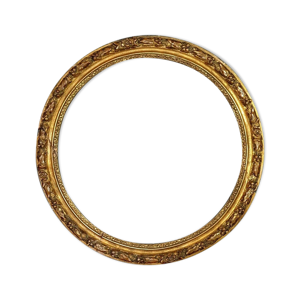 cadre rond XIXe siècle