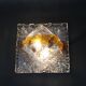 1970s Flush-Mount Light with Murano Glass , Italy