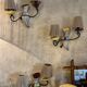 Vintage ceramic wall lights