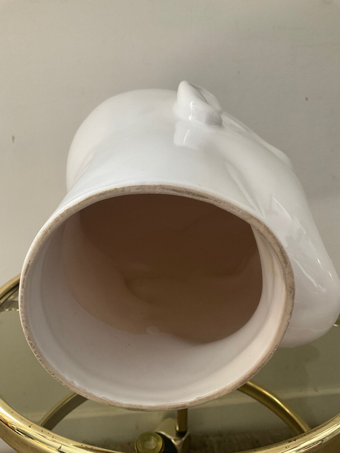 Vintage ceramic hat head