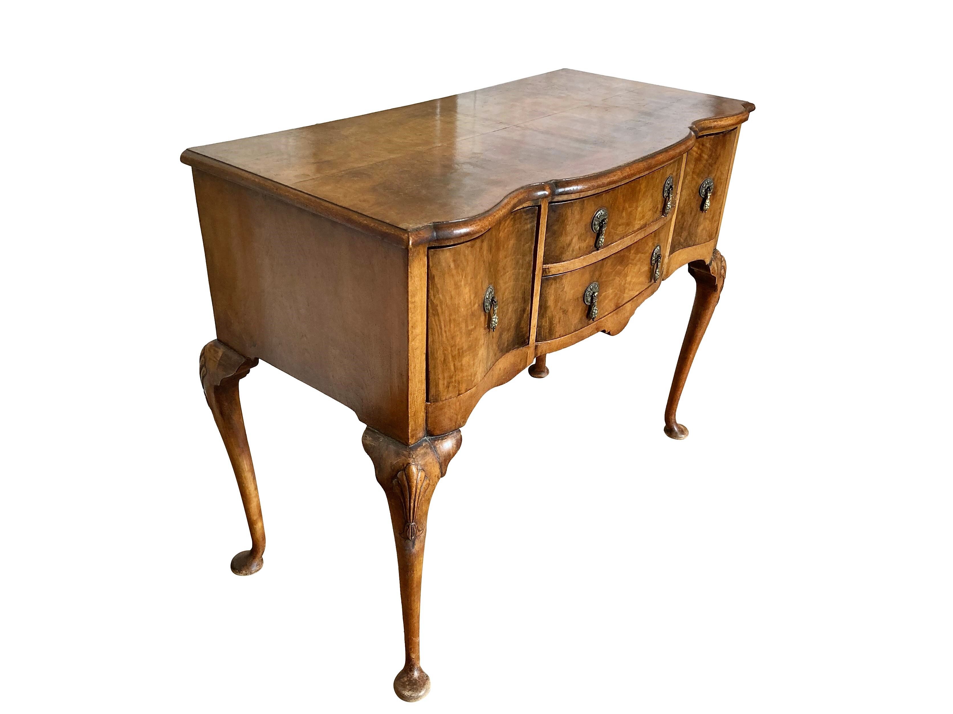 19th-century Chippendale-style lowboy