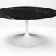 Original Knoll Tulip dining table (152cm) Nero Marquina glossy LIKE NEW!!