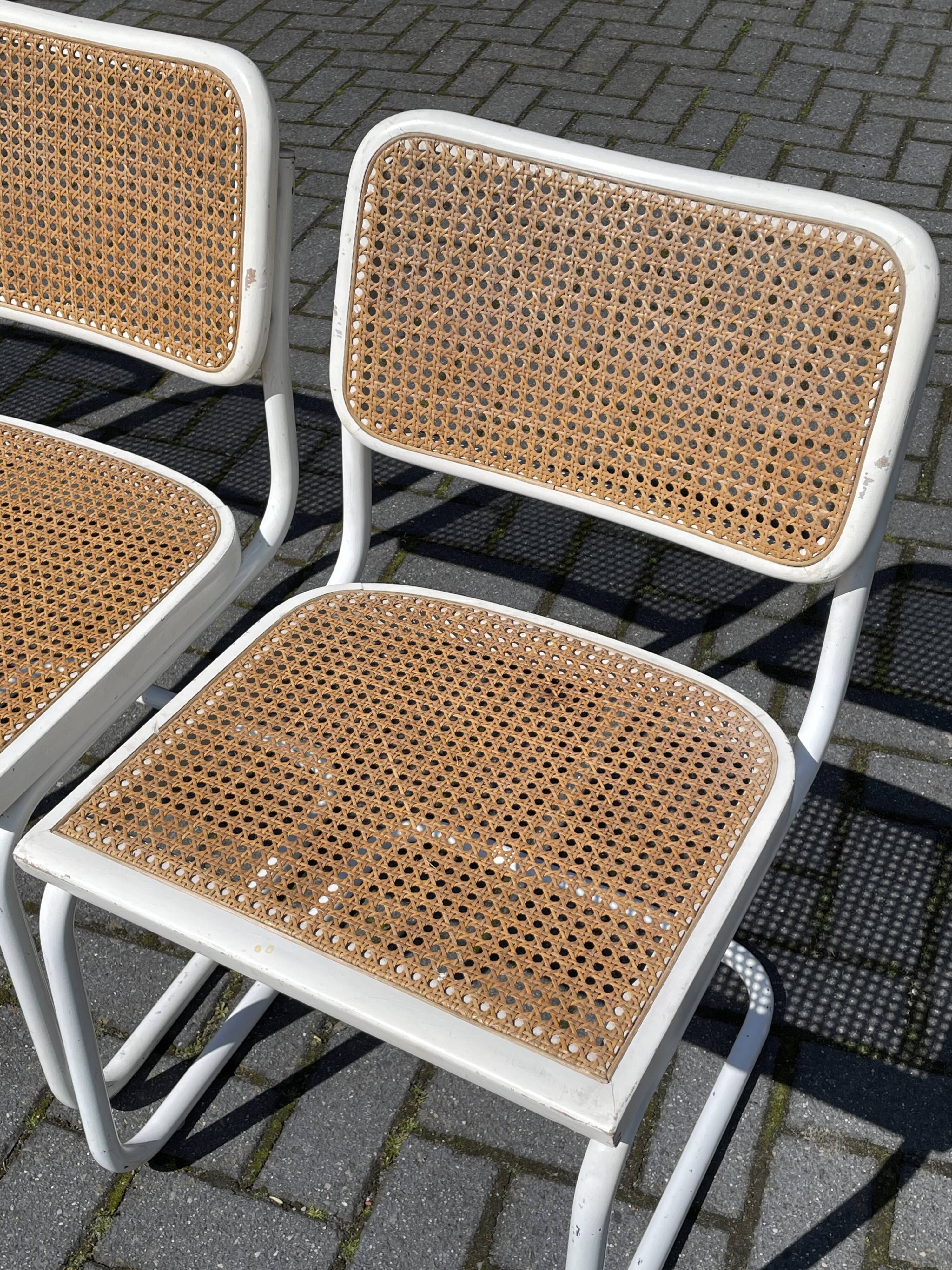 Ensemble de 4 chaises Cesca b32, Breuer