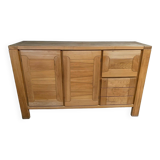 Elm sideboard Maison Regain circa 1970