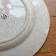 4 polychrome ironstone dessert plates, "Chinese" model, U&C Sarreguemines