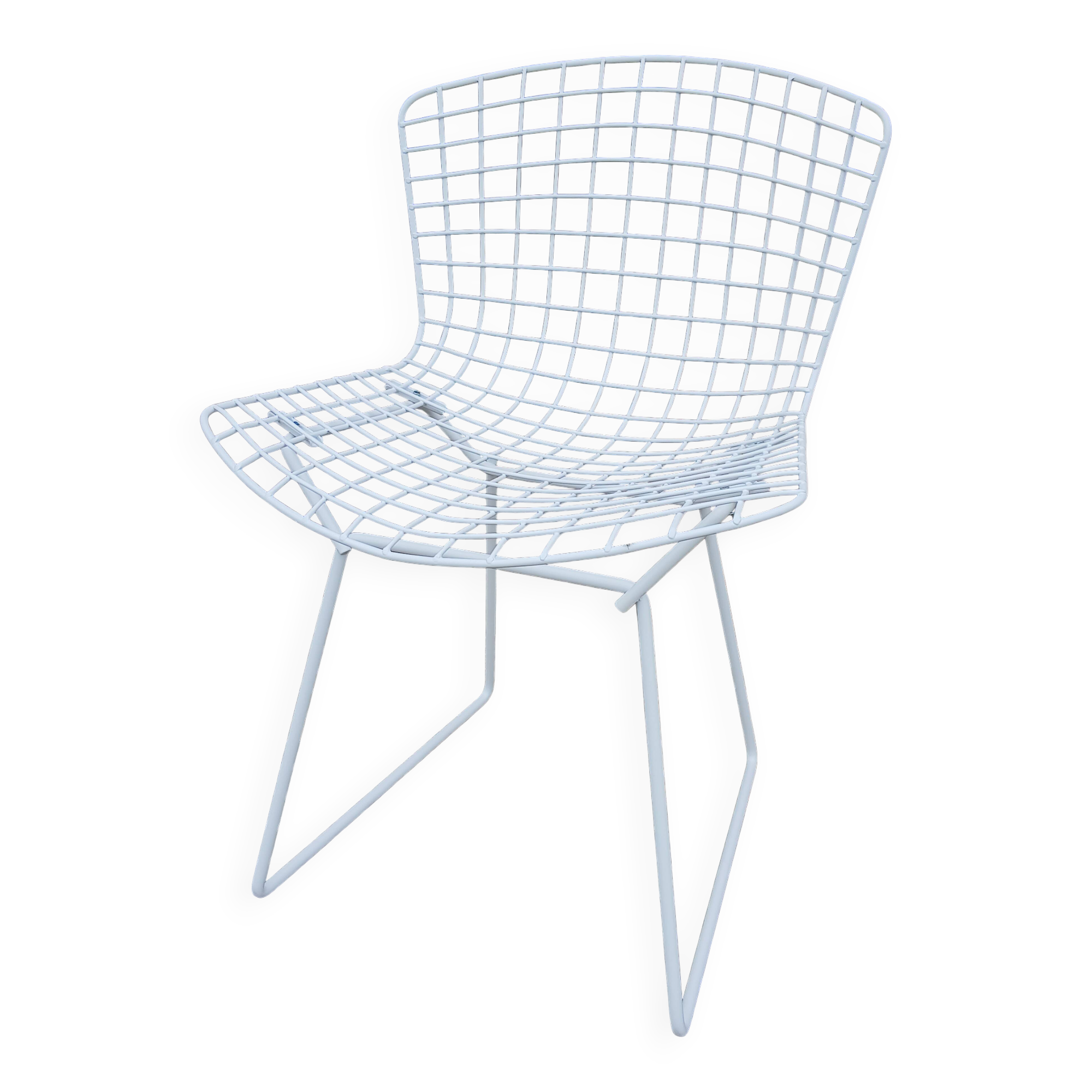Harry Bertoia Wire Chair, restored vintage Knoll edition