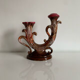 Bougeoir polychrome deux feu