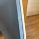 Vintage 1950s Chair Pair – Blue Faux Leather & Compass Legs (Guaric Style)