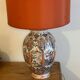 Antique vase lamp from Asia